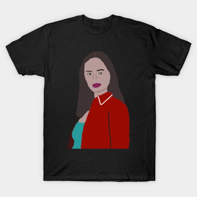 Faith Red Jacket T-Shirt by Harlow Turner